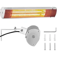 Uniprodo Radiatora apsildes lampas infrasarkanais sienas sildītājs 2000W 10250481