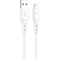 Usb to Lightning cable Vipfan Colorful X12, 3A, 1M White X12Lt