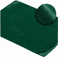Vannas istabas paklājs 75X150 Emilio zaļš tumši dekoratīvs mīksts kažoks 1173067