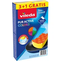 Vileda Sponge Pur Active Colors 4 pcs 169492