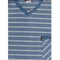 Vīriešu īsā pidžama P 695, M izmērs 170/82, zili pelēkas svītras.Zema cena 109165