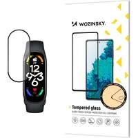 Wozinsky Rūdīts stikls Xiaomi Mi Band 7 Full Glue ekrānam ar melnu rāmi 5907769309830