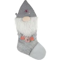Ziemassvētku zeķu kurpju elf dekorācija sudraba balta Lussi 2 368741