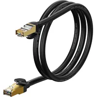 Baseus Ātrs Rj45 Cat 7 10Gbps plākstera vads tīkla kabelis 1M - melns 6932172611354