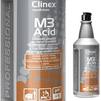 Clinex Koncentrēts skābju šķidrums vannas istabu un sanitāro telpu mazgāšanai M3 Acid 1L 77-696