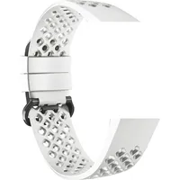 Devia band Deluxe Sport Mesh for Fitbit Charge 3  4 white S Gsm0110055