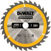 Dewalt-Akcesoria ripzāģis koka griešanai 165/20/2,5 mm, 30 zobi, Construction Dewalt Dt1935-Qz