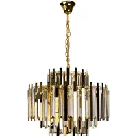 Dorothy piekaramā griestu lampa 70X57, dekoratīvs zelts ar metāla un kristāla elementiem viesistabai, guļamistabai, moderns stils, klasisks glamūrs 1173686