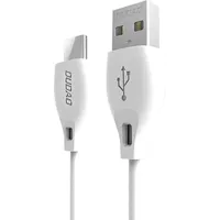 Dudao cable Usb Type C 2.1A 1M white L4T Cable Type-C