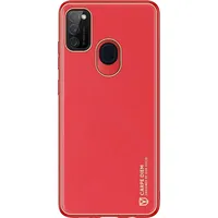 Dux Ducis Yolo elegant case made of soft Tpu and Pu leather for Samsung Galaxy M30S red M21/M30S Red