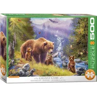 Eurographics Puzzle 500 Grizzly Cubs By Jan Patrik 6500-5546 478472