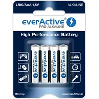 Everactive Alkaline batteries Aaa / Lr03 everActive Pro - 4 pieces Blister Lr034Blpa