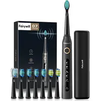 Fairywill Sonic toothbrush with head set and case Fw-507 Plus Black