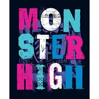 Flīsa sega 120X150 Monster High, krāsains uzraksts 4280 1520470