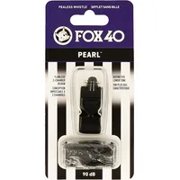 Fox Pearl whistle 40  string black 9701-0008