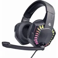 Gembird Gaming Headset with Led Light Effect Black Ghs-06