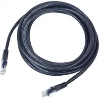 Gembird Pp12-3M/Bk networking cable Black Cat5E U/Utp Utp