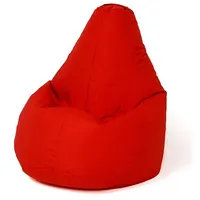 Go Gift Sako bag pouffe Pear intense red L 105 x 80 cm Art1206028