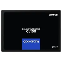 Goodram 240Gb Sata Iii 2,5 Cl100 Gen. 3 Retail Ssd disks 5908267923405