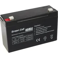 Green Cell Akumulator gel Agm 6V 12Ah Agm01 Green-Agm01