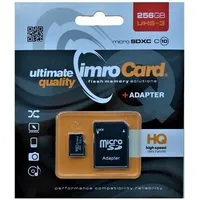 Imro memory card 256Gb microSDXC kl. 10 Uhs-3  adapter Microsdxc10/256Gb Adp