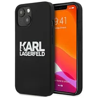 Karl Lagerfeld Klhcp13Sslklrbk iPhone 13 mini 5,4 Silicone Stack Logo czarny black