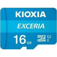 Kioxia Exceria memory card 16 Gb Microsdhc Class 10 Uhs-I Lmex1L016Gg2