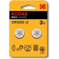 Kodak Lithium Cr1220 / 3V Baterijas 2Gab. 887930417715