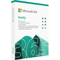 Microsoft 365 Family 1 x license Subscription Polish years 6Gq-01593