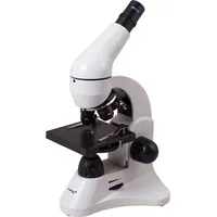 Mikroskops ar Eksperimentālo Komplektu K50 Levenhuk Rainbow 50L Baltā krāsā 40X - 800X Art652933