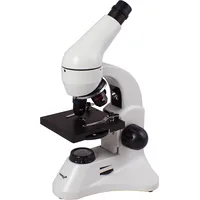 Mikroskops ar Eksperimentālo Komplektu K50 Levenhuk Rainbow 50L Plus Baltā krāsā 64X - 128 Art651605