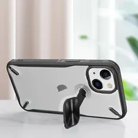 Nillkin Cyclops Case durable case with camera cover and foldable stand for iPhone 13 black Apple Iphone13 Black