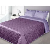 Nova divpusējs gultas pārklājs 170X210  spilvendrāna 50X70 - 1 gab Violets Virši 990311