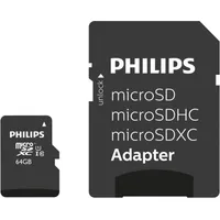 Philips Microsdxc 64Gb class 10 Uhs 1  Adapter Fm64Mp45B