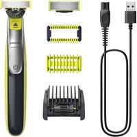Philips Qp2834 20 Oneblade 360 Shaver  Face and Body Black Green Qp2834/20