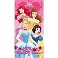Pludmales dvielis 70X140 Princeses Princess 0340 Bella Aurora Cinderella Snow White kokvilna 5300312