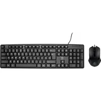 Rebeltec Simson set wire keyboard  mouse black Rblkla00039