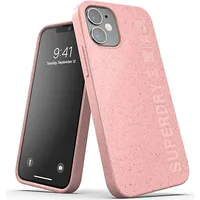 Superdry Snap iPhone 12 mini Compostable Case różowy pink 42620