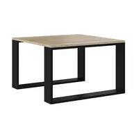 Top E Shop Modern Mini table 67X67X40 cm Sonoma oak/Black S/C