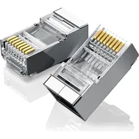 Ugreen Ethernet Rj45 Metal plug, 8P 8C, Cat.6, Utp 10Pcs. 20333