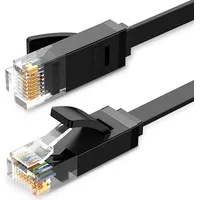Ugreen Ethernet Rj45 plakans tīkla kabelis, Cat.6, Utp, 15 m Melns 50180