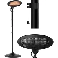 Uniprodo Radiatora apsildes lampas infrasarkanais sildītājs stāv 2000 W 10250478