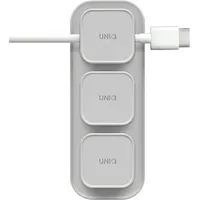 Uniq Pod Mag magnetyczny organizer do kabli  baza szary chalk grey Uniq-Pod-Grey