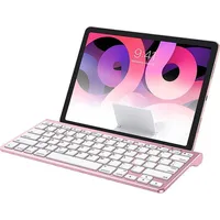 Wireless iPad keyboard Omoton Kb088 with tablet holder Rose golden Rose-Golden