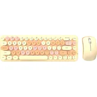 Wireless keyboard  mouse set Mofii Bean 2.4G Milk Tea Smk-676367Ag Milktea