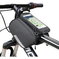 Wozinsky Bike Front Storage Bag Bicycle Frame Phone Case 6,5 inch max 1,5L black Wbb7Bk