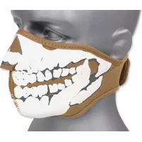 101 Inc. - Neoprene Face Mask 3D Skull Coyote Brown 219292-Cb 