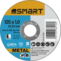 365 Smart metāla griešanas disks 125 mm, 1,0 mm biezs, Sm-16-12510