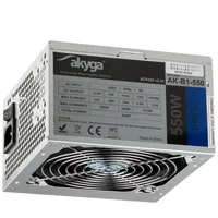 Akyga Ak-B1-550 power supply unit 550 W 204 pin Atx Grey