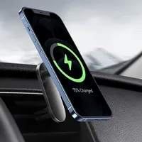 Baseus Big Energy car mount with wireless charger 15W for Iphone 12 Black Wxjn-01